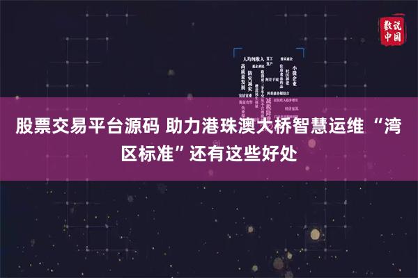 股票交易平台源码 助力港珠澳大桥智慧运维 “湾区标准”还有这些好处