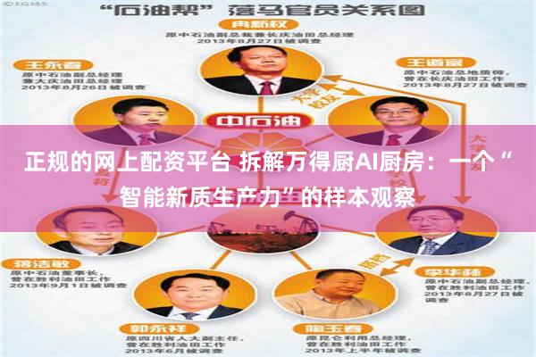 正规的网上配资平台 拆解万得厨AI厨房：一个“智能新质生产力”的样本观察