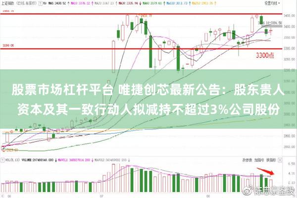 股票市场杠杆平台 唯捷创芯最新公告：股东贵人资本及其一致行动人拟减持不超过3%公司股份