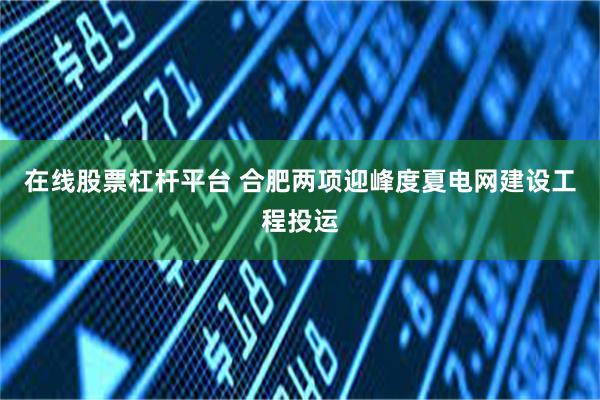 在线股票杠杆平台 合肥两项迎峰度夏电网建设工程投运