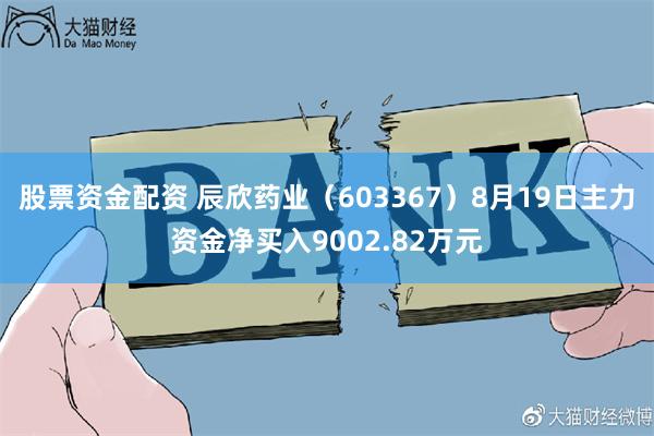 股票资金配资 辰欣药业（603367）8月19日主力资金净买入9002.82万元
