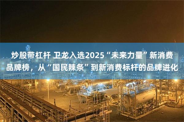 炒股带杠杆 卫龙入选2025“未来力量”新消费品牌榜，从“国民辣条”到新消费标杆的品牌进化