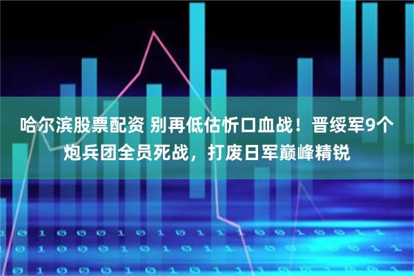 哈尔滨股票配资 别再低估忻口血战!晋绥军9个炮兵团全员死战,打废日军巅峰精锐