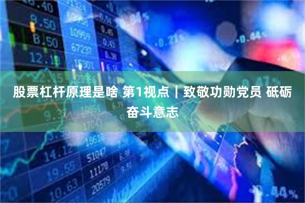 股票杠杆原理是啥 第1视点｜致敬功勋党员 砥砺奋斗意志
