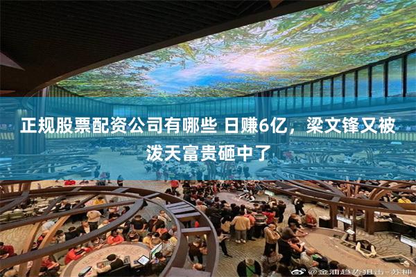正规股票配资公司有哪些 日赚6亿，梁文锋又被泼天富贵砸中了